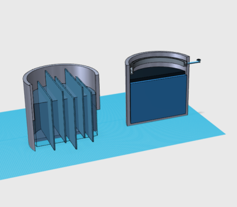 Diseño CAD Tanque